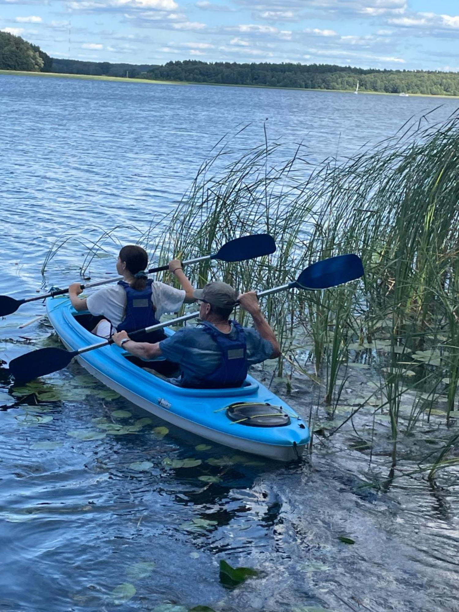 Dom Nad Jeziorem Mazury Pomost Segment 2 ギジツコ エクステリア 写真